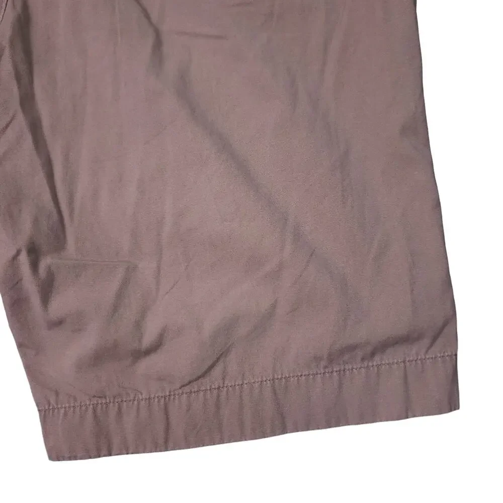 Vintage J. Crew Men's Chino Shorts Sz 33 Flat Front Khaki Beige Preppy Casual